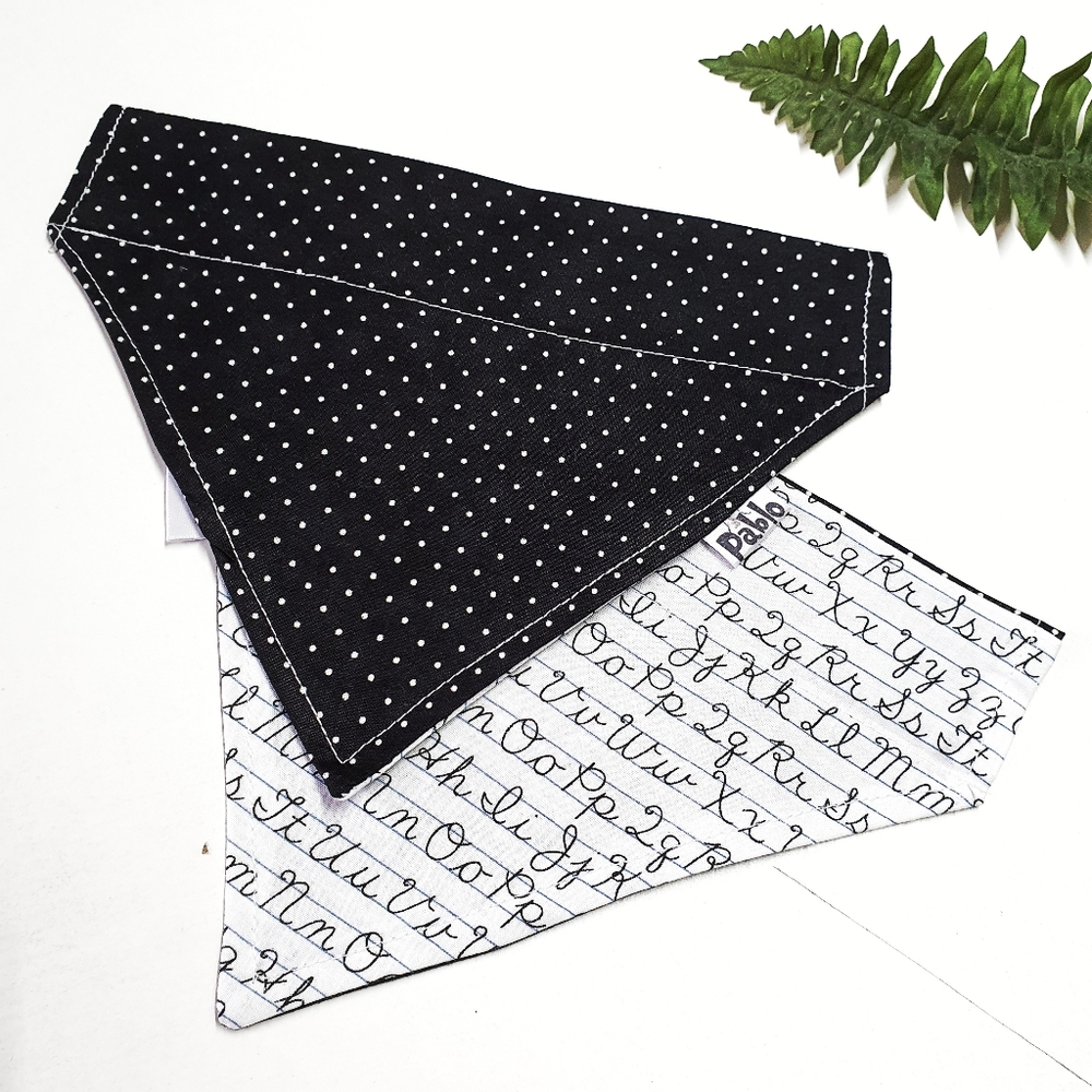 🐶 5 for $15 * Pablo Reversible Polka Dots Dog Bandana